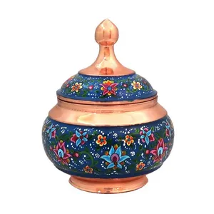 قندان میناکاری محسن حیدری کد 14