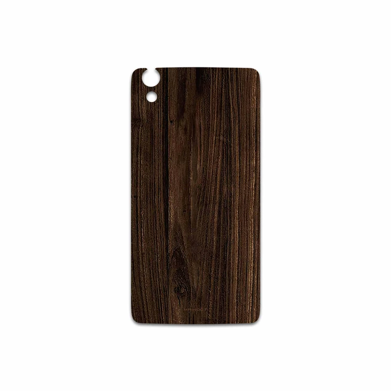 برچسب پوششی ماهوت مدل Dark Walnut Wood مناسب برای گوشی موبایل بلک بری DTEK 50