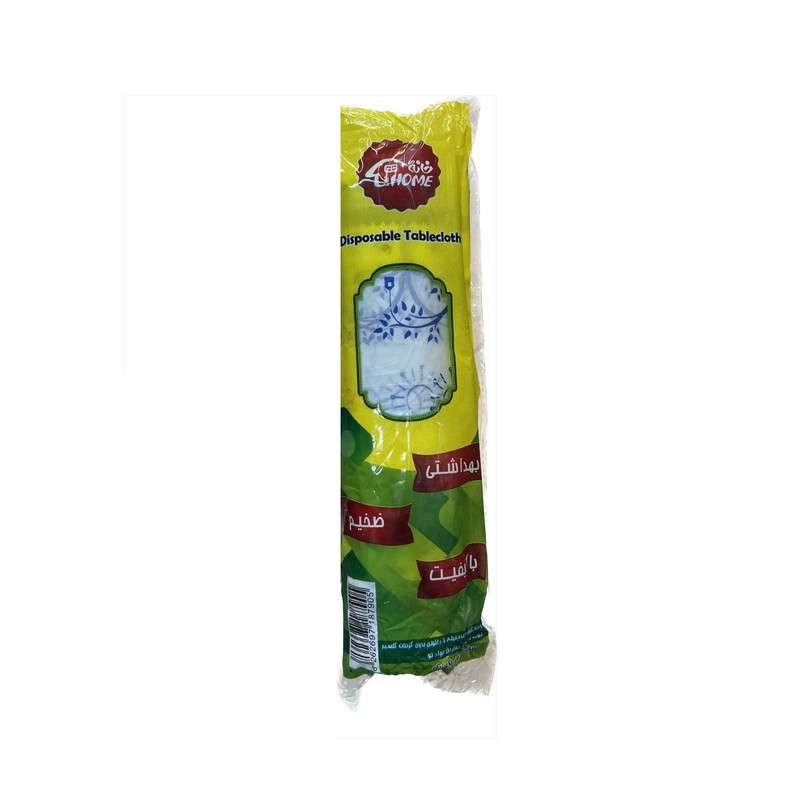 سفره یکبار مصرف اقتصادی خانه ما طرح برگ سایز 100x100 سانتی متر