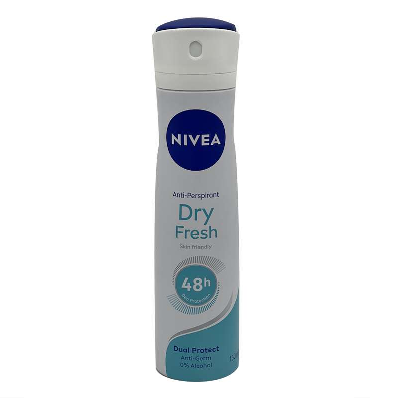 اسپری بدن زنانه نیوآ مدل dry fresh حجم 150 میلی لیتر اسپری بدن زنانه نیوآ مدل dry fresh حجم 150 میلی لیتر