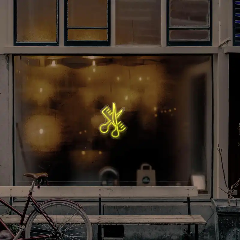 چراغ دیواری نئون دیزاین طرح Barber_YL