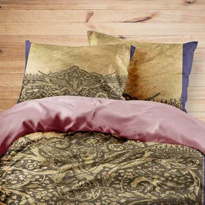 سرویس روتختی مدوپد طرح قهوه مدل mod00475 یک نفره 4 تکه