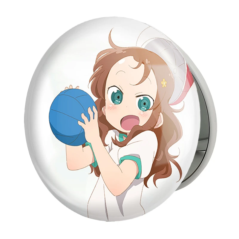آینه جیبی خندالو طرح سایکاوا و کانا انیمه اژدهای خدمتکار کوبایاشی مدل تاشو کد 36311
