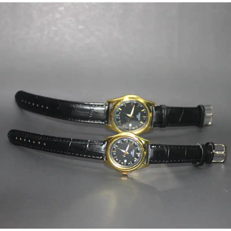 ست ساعت مچی عقربه ای زنانه و مردانه مدل TST2