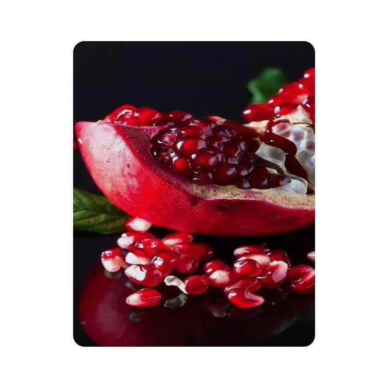 ماوس پد اطلس آبی طرح  شب یلدا و انار و دانه انار مدل T7288