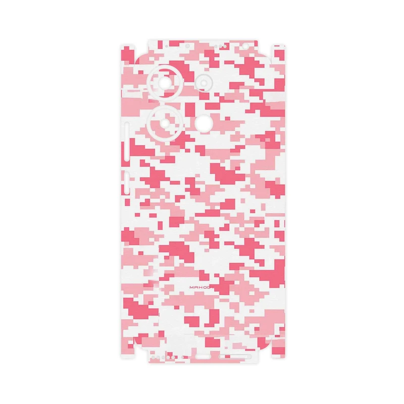 برچسب پوششی ماهوت مدل Army_Pink_Pixel-FullSkin مناسب برای گوشی موبایل شیائومی Redmi Note 13 4G
