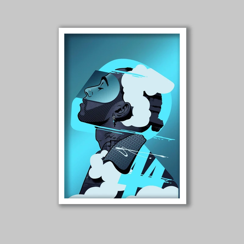 تابلو لیلیان طرح فرمول یک لوئیس همیلتون کد LA-G11491