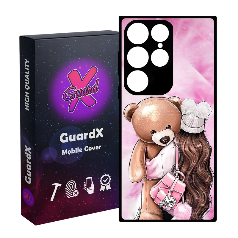 کاور گارد ایکس طرح Girl مدل Glass10088 مناسب برای گوشی موبایل سامسونگ Galaxy S24 Ultra