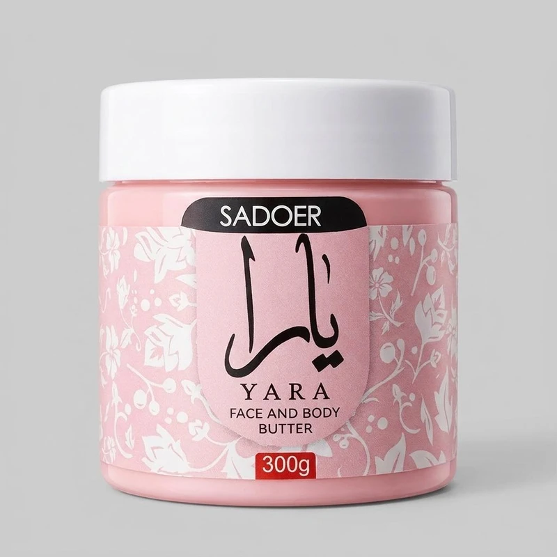 کره بدن سادور مدل یارا 300 گرم مناسب انواع پوست با خاصیت مرطوب‌کنندگی، ضد حساسیت، ضد آفتاب‌سوختگی، جمع‌کننده منافذ و ضد لک