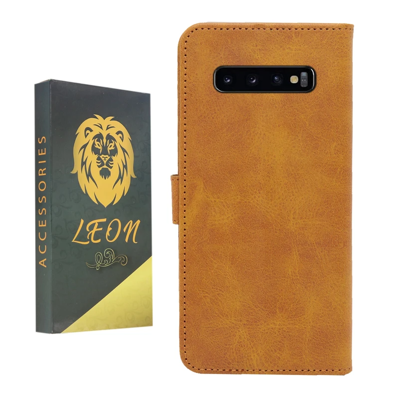 کیف کلاسوری لئون مدل Bersa مناسب برای گوشی موبایل سامسونگ Galaxy S10 Plus