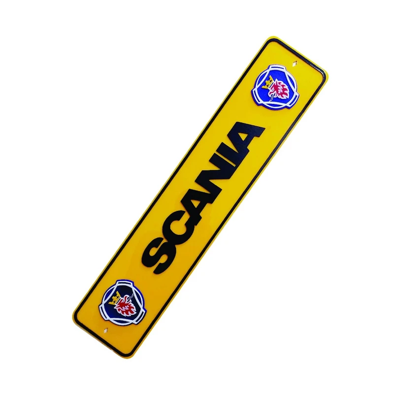 پلاک تزئینی طرح پلکسی برجسته مدل SCANIA-Y1