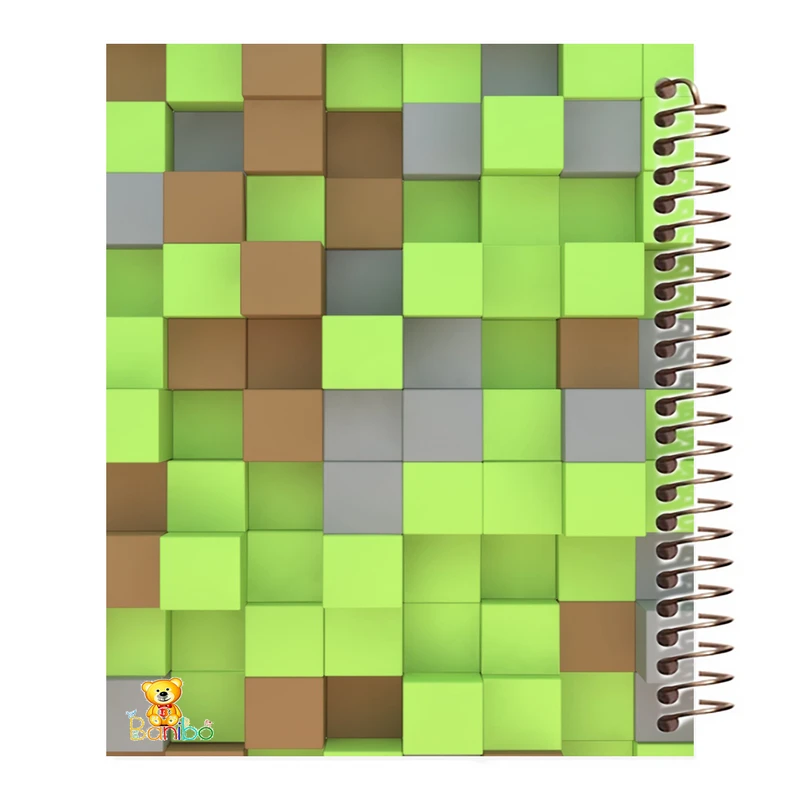 دفتر مشق 100 برگ بانیبو طرح  ماینکرافت کد 1225