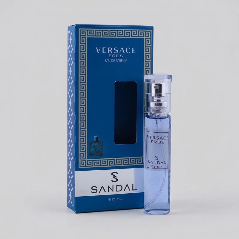 عطر جیبی مردانه صندل مدل ورساچ اروس حجم 25 میلی لیتر