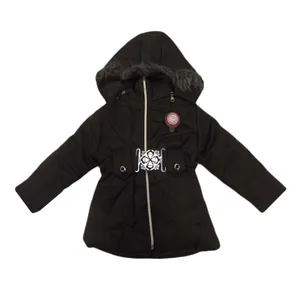 کاپشن دخترانه مدل نقلی کمربندی 4030057