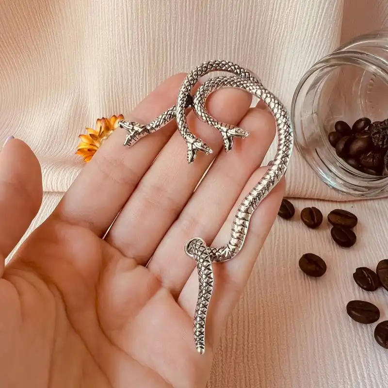 پیرسینگ گوش مدل ایرکاف اِلف طرح مار