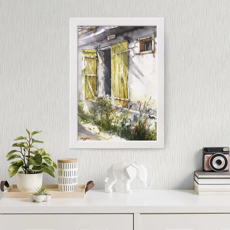 تابلو یاسین دکوراتیو مدل درهای چوبی کد 252