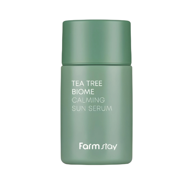 فلوئید ضد آفتاب بی رنگ فارم استی Spf45++ مدل چای سبز محافظ UV روشن کننده و ضد چروک مناسب انواع پوست حجم ۵۰ میلی لیتر