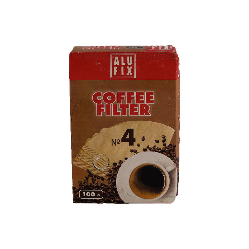 فیلتر کاغذی قهوه آلو فیکس کد 100بسته 100 عددی