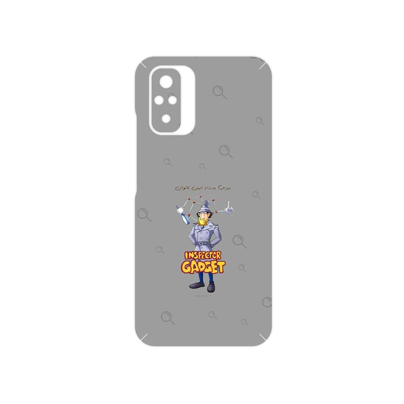 برچسب پوششی ماهوت مدل Inspector Gadget مناسب برای گوشی موبایل شیائومی Redmi Note 10