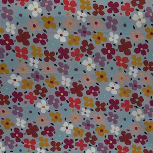 پارچه لباس مدل کریشه گل رز کد 02