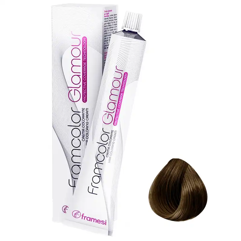رنگ مو فرامسی مدل Framcolor Glamour شماره 6.36 حجم 100 میلی لیتر رنگ بلوند تیره شنی