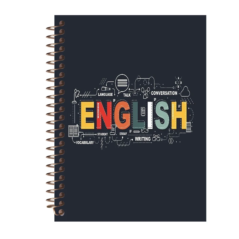 دفتر لغت طرح حروف انگلیسی کد W76