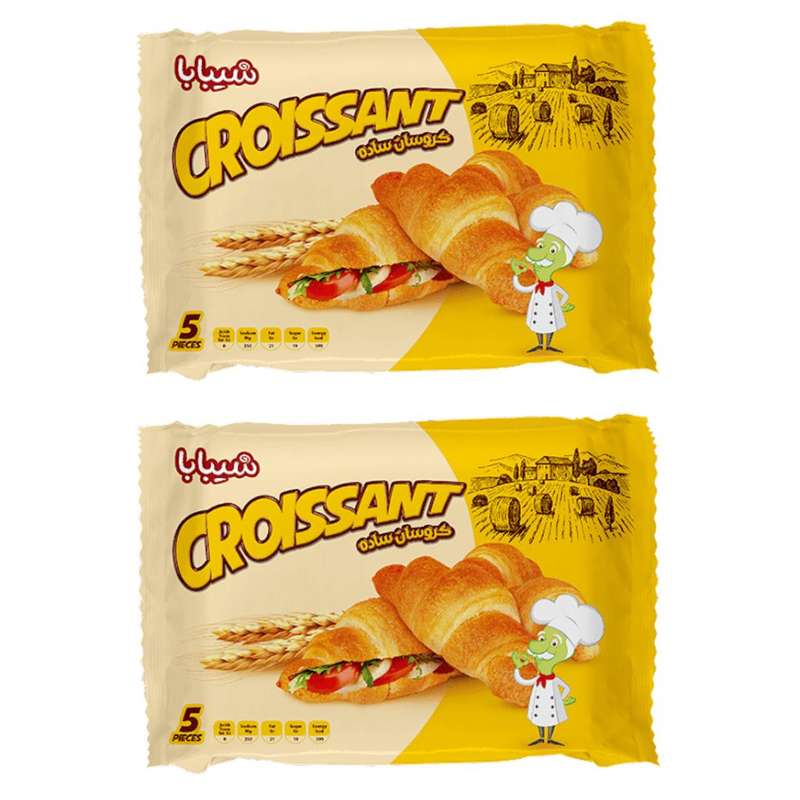 کروسان مولتی شیبابا- 200 گرم 2 بسته 5 عددی