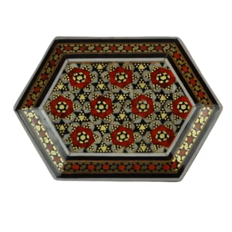 جعبه جواهرات خاتم کاری مدل تارا کد 02