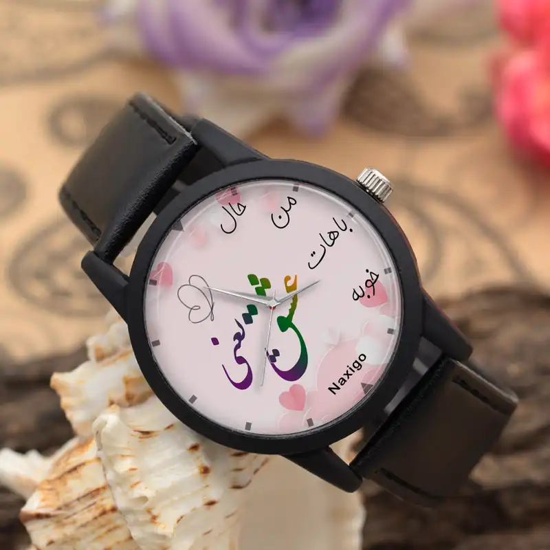 ساعت مچی عقربه ای ناکسیگو مدل عشق یعنی کد LF11506