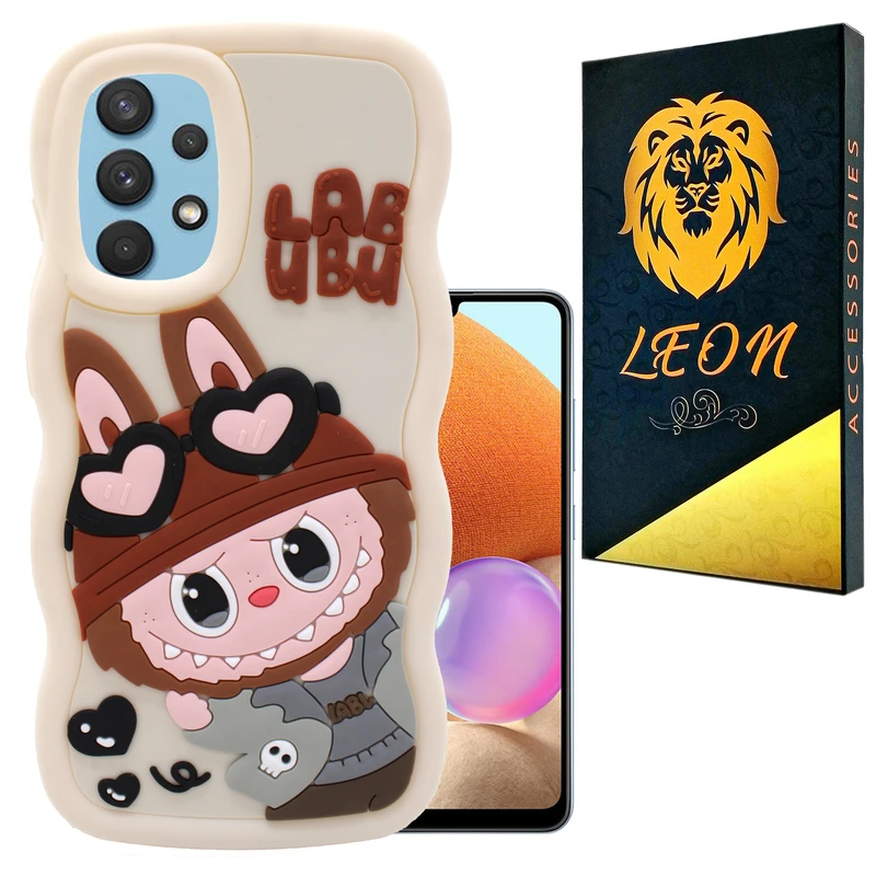 کاور لئون مدل Cream مناسب برای گوشی موبایل سامسونگ Galaxy A32 4G