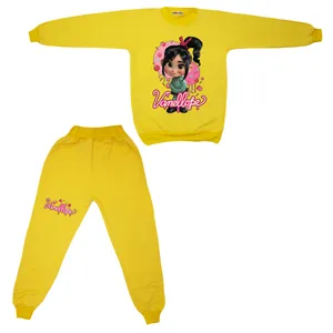 ست سویشرت و شلوار دخترانه مدل والوپی