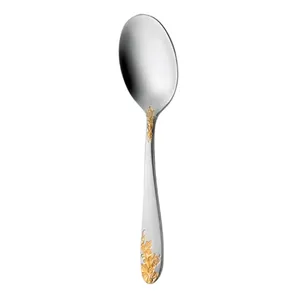 قاشق خورشت خوری ناب استیل مدل امپریال