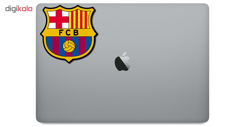 استیکر لپ تاپ طرح بارسلونا کد 486