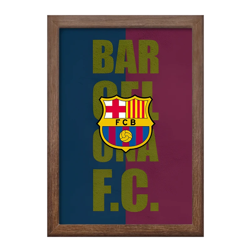 تابلو خندالو طرح بارسلونا (Barcelona) کد F11678