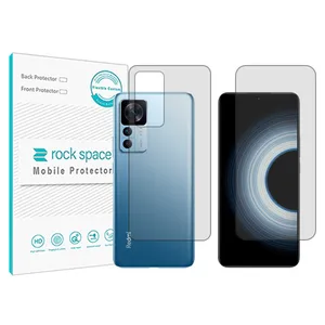 Rockspace transparent screen protector HyGEL model suitable for Xiaomi Redmi K50 Ultra mobile phone with back protector