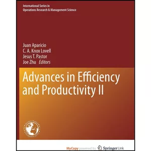 کتاب Advances in Efficiency and Productivity II اثر جمعي از نويسندگان انتشارات Springer