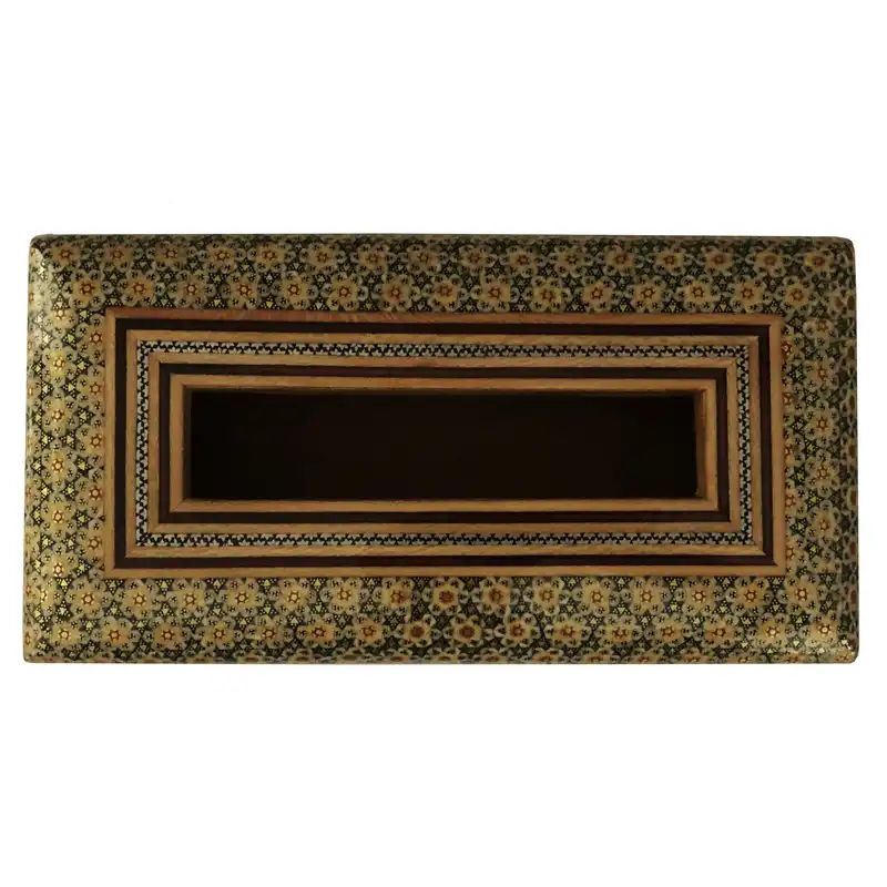 جعبه دستمال کاغذی خاتم کاری کد R46D