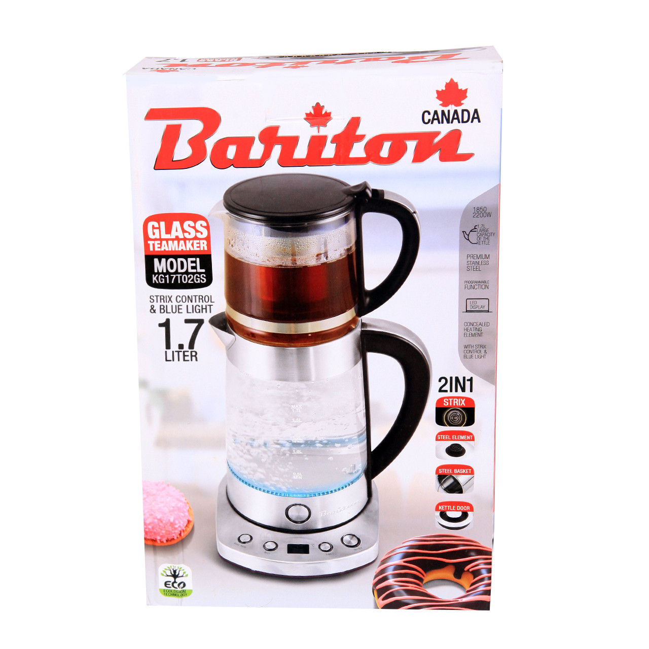 چای ساز باریتون مدل KG17T02GS