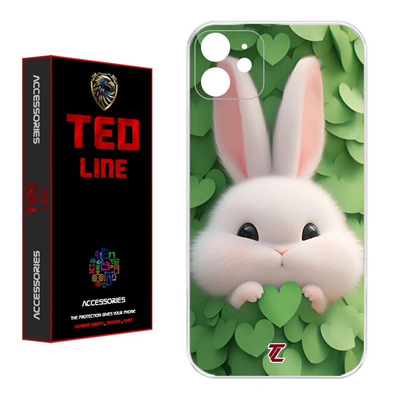 کاور تد لاین طرح خرگوش پشمالو 1109 مناسب برای گوشی موبایل اپل Iphone 11