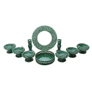 مجموعه ظروف هفت سین  10 پارچه کد NR-010