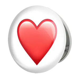 آینه جیبی خندالو طرح ایموجی مدل تاشو کد 24682 