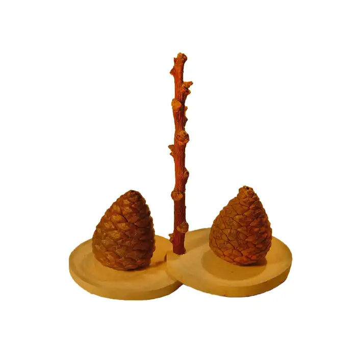 نمکدان چوبی طرح رومیزی مدل e20