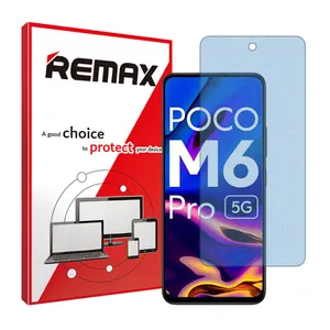 Remax brand shockproof Matte anti-blue screen protector glass for Xiaomi Poco M6 Pro