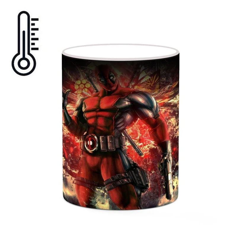 ماگ حرارتی کاکتی مدل ددپول Deadpool کد mgh38389