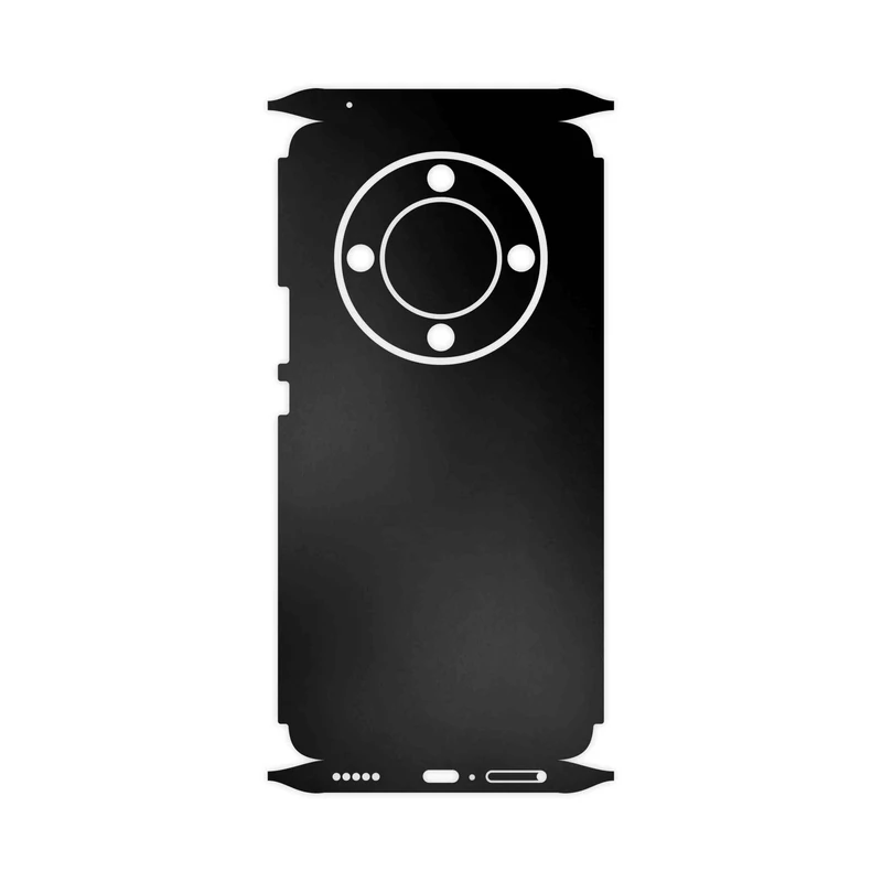 برچسب پوششی ماهوت مدل Matte-Black-FullSkin مناسب برای گوشی موبایل آنر X9b