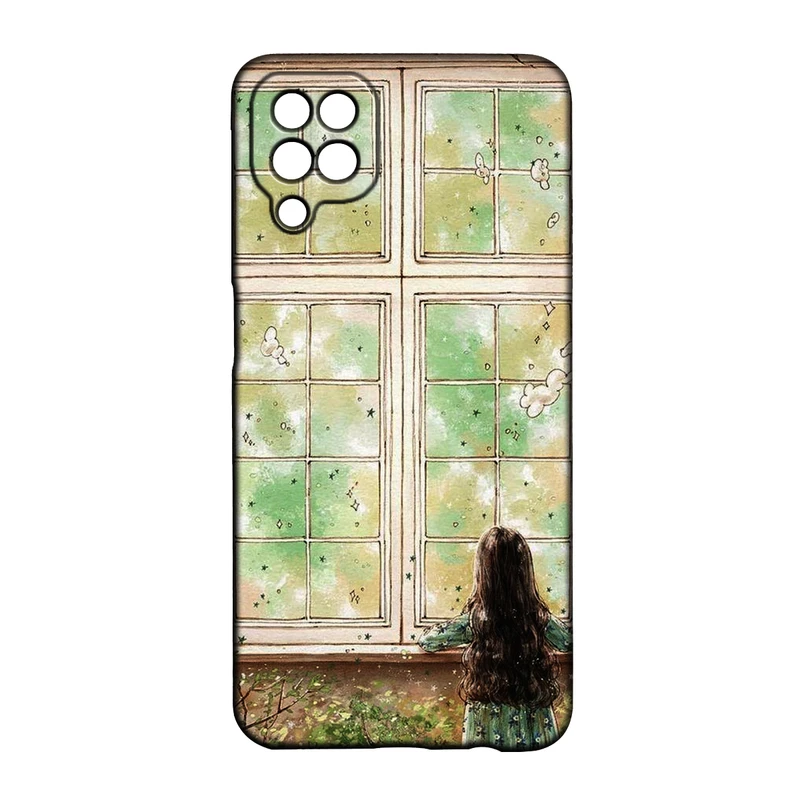 کاور طرح دخترانه کد 256 مناسب برای گوشی موبایل سامسونگ Galaxy A22 4g