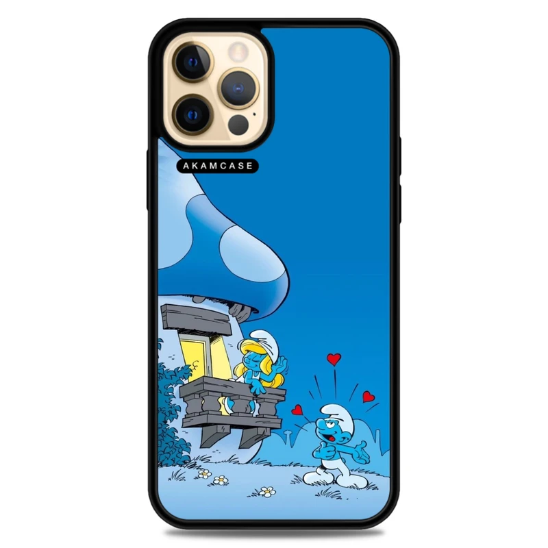 کاور آکام مدل AMC-WA12PRO-SMURFS-4 مناسب برای گوشی موبایل اپل iPhone 12 Pro