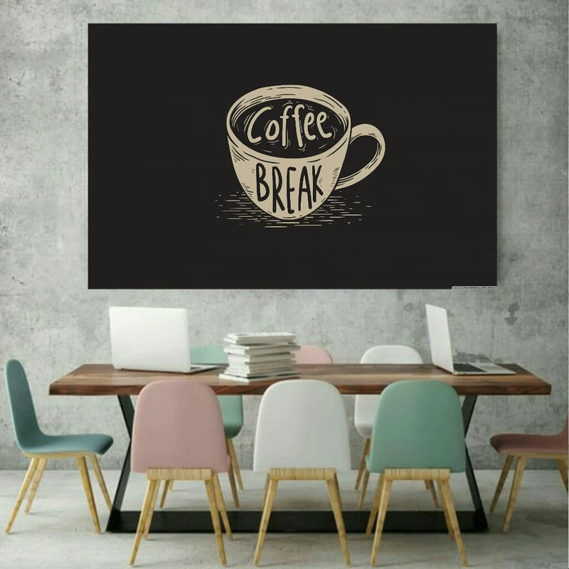 تابلو بوم طرح قهوه مدل فنجان قهوه caffee کد SDB667
