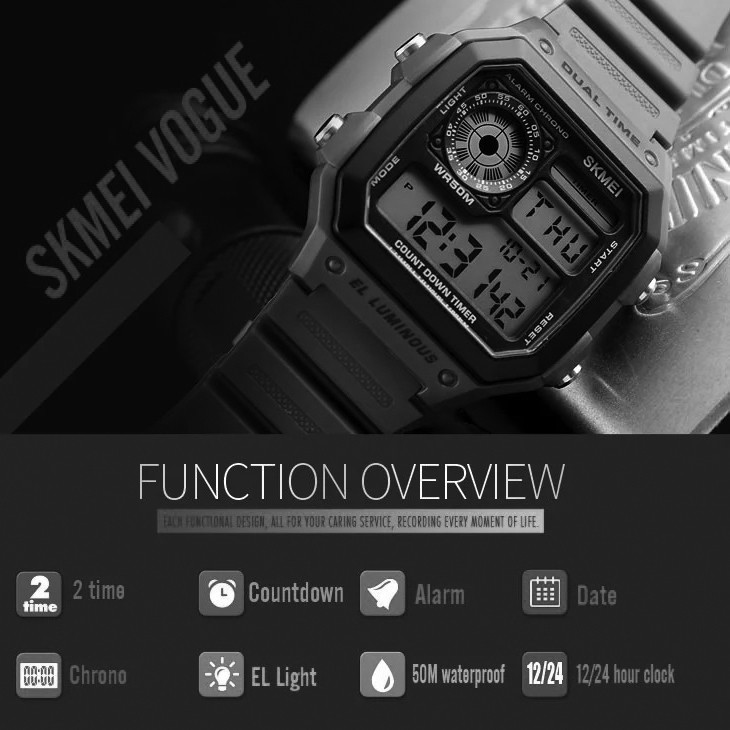 ساعت مچی دیجیتال مردانه اسکمی مدل 1299rd ساعت مچی دیجیتال مردانه اسکمی مدل 1299rd