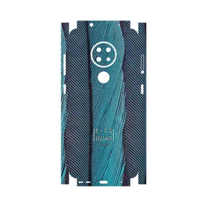 MAHOOT Turquoise feathers-FullSkin Cover Sticker for Nokia 7.2